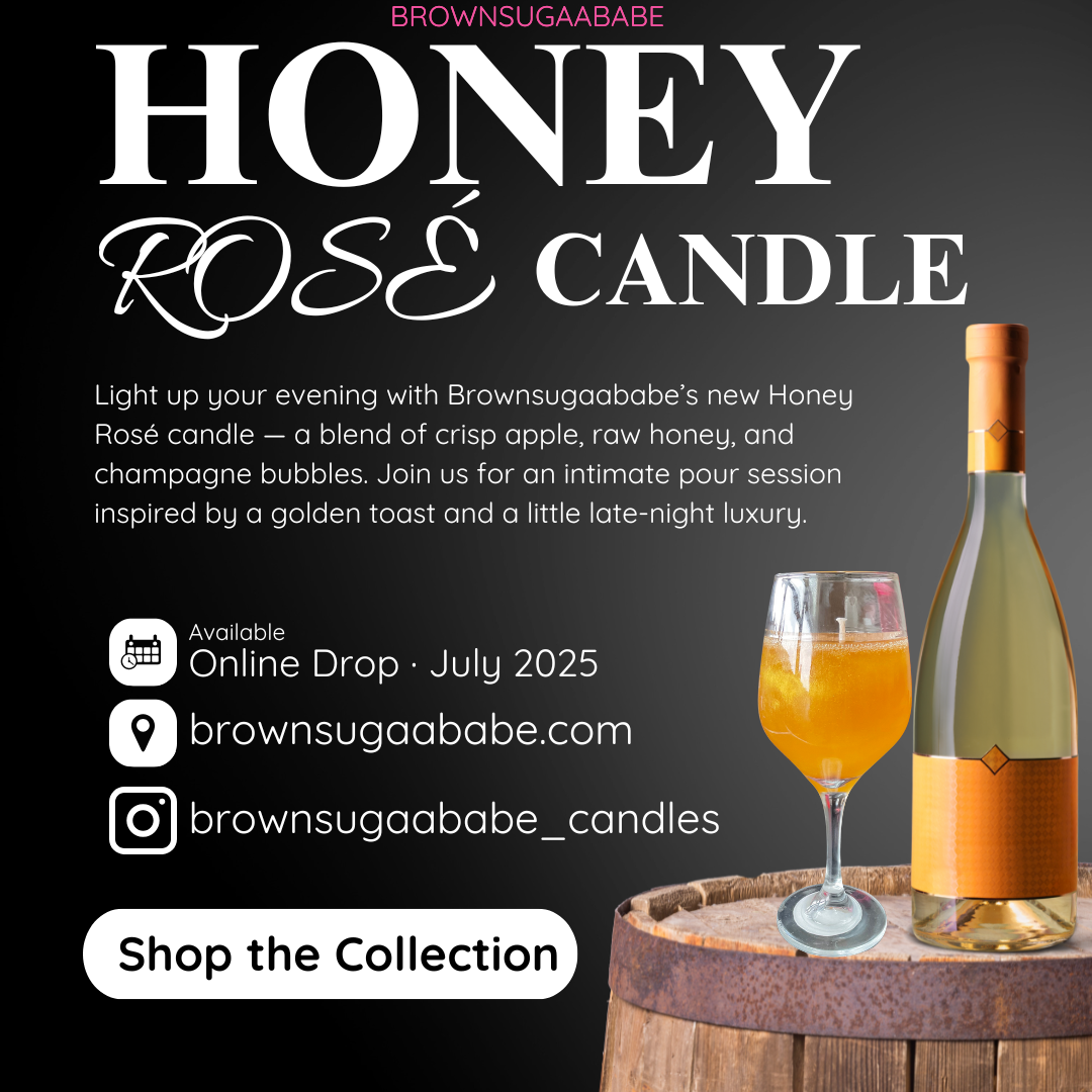 Honey Rosé – Wine Candle Drink