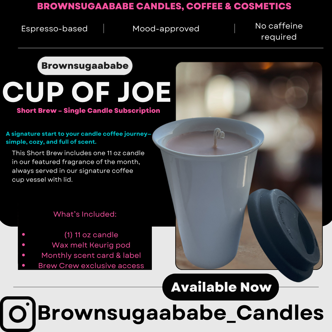 ☕ Short Brew| Cup of Joe Candle Drink