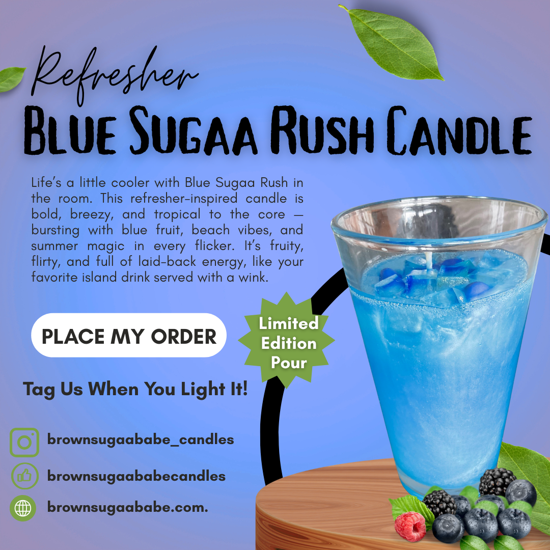 Blue Sugaa Rush – Refresher Candle Drink