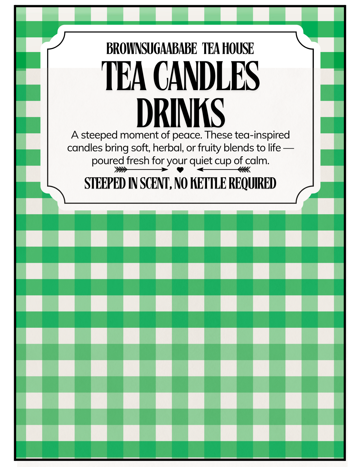 BSB | 🍵 Tea Candles Drinks