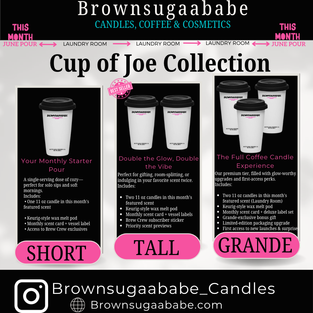 ☕🕯️Cup of Joe | Candle Drink Subscription