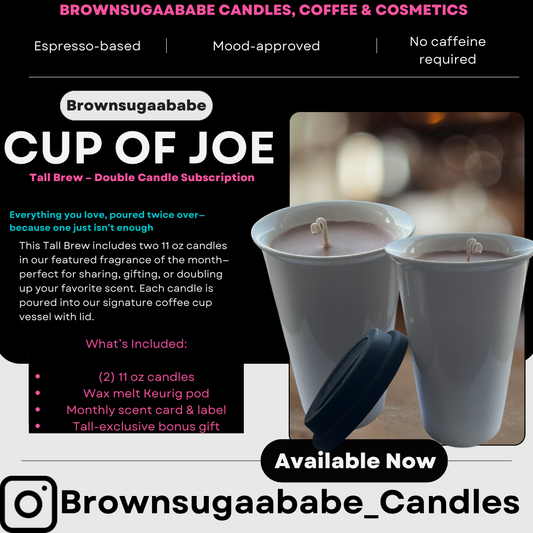 ☕  Tall Brew| Cup of Joe Candle Drink