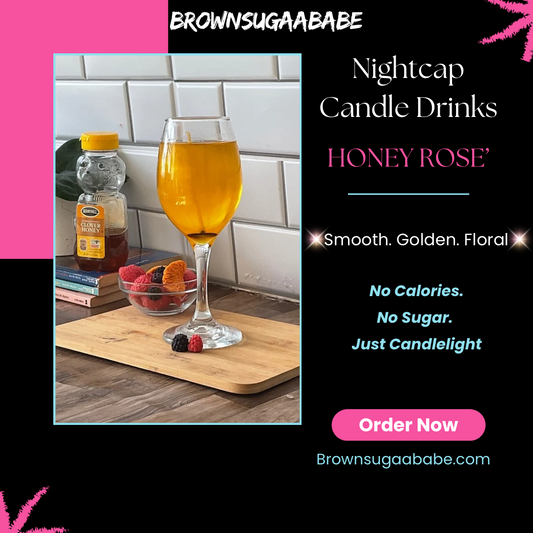 Honey Rosé | Cocktail Candle Drink