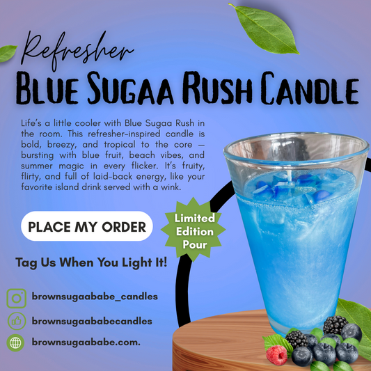 Blue Sugaa Rush – Refresher Candle Drink